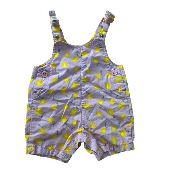 Carter’s Just One You Lemon Print Romper Newborn – Baby Girl, Summer, Fruitcore - Picture 1 of 5